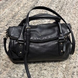 Kate Spade Elegant Black pebbles Leather Handbag shoulder bag